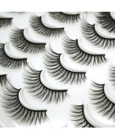 20 Pairs of 3D Reusable Fake Eyelashes - Soft Waterproof & Natural Look | 4 Stylish Designs - Buy Online on GoSupps.com