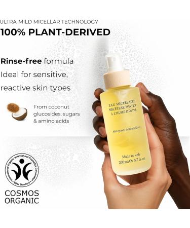 Eau Micellaire Bio GRASSFIELD by Ruth D maquille Nettoie Hydrate & Tonifie Peaux Sensibles Aloe Vera Rose & Hamam lis Sans Rin age Certifi e COSMOS ORGANIC 200 ml - Buy Online on GoSupps.com