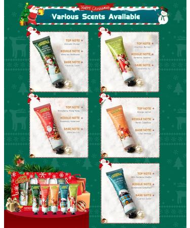 Mini Hand Cream Gift Kit-5Pcs Small Scented Hand Lotion for Dry Cracked Working Hands Natural Fragrance Moisturizing Travel Size Hand Lotion Christmas Gift Set Stocking Stuffers for Girl Women Men 50 g (Pack of 5) - Buy Online on GoSupps.com