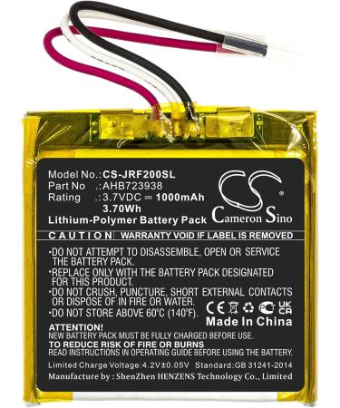 Tingen 1000mAh Battery Replacement for Solemate HFS200 AHB723938 (3.7V) - High-Quality Long-lasting Power Solutions for Your Device - Buy Online on GoSupps.com