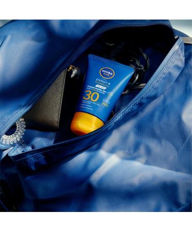 NIVEA Sun Protect & Hydrate Travel Size SPF 30 (1 x 50 ml) 48H Hydration Sun Cream Sun Protection with Pleasant Formula - Buy Online on GoSupps.com