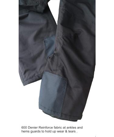 Acme Projects Insulated Snow Pants - 100% Waterproof Breathable Seam Sealed - Men s Medium Black | International Shipping - Buy Online on GoSupps.com