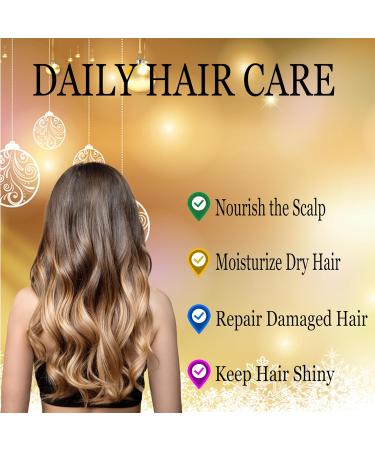 Organic Hair Growth Oil & Rosemary Serum for Thinning Hair | Strengthening Scalp & Hair Treatment for Men & Women - 60ml - Buy Online on GoSupps.com