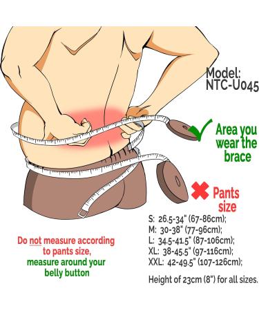 NEOtech Care Back Support - Breathable Adjustable Compression Strap Belt - International Shipping Available - Size Small - Comfort & Pain Relief - Buy Online on GoSupps.com