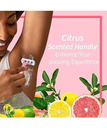 BIC Soleil Escape Women's Disposable Razors - 4 Blades for Comfortable Shave, Citrus Scented Handle - 4 Count - Buy Online on GoSupps.com