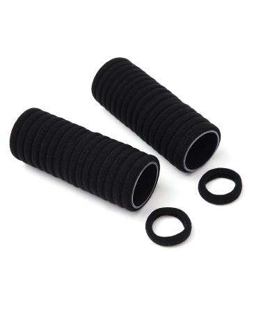 Miuance Small Black Hair Ties 120 PCS - No Damage Elastic Ponytail Holders for Kids Girls - Buy Online on GoSupps.com