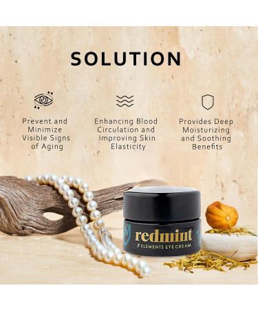 Redmint Anti-Aging Eye Cream | Ancient TCM Formula for Bright Youthful Eyes | 15 ml - Prevent Wrinkles & Dark Circles - Buy Online on GoSupps.com