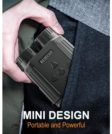 Night Vision Goggles - Mini Binoculars with 8X Zoom for 100% Darkness | 1080P Military Tactical | Video & Audio Recording | IP54 - Buy Online on GoSupps.com