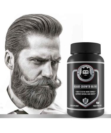Legendary Beard Co. Beard Growth Blend | Boost Facial Hair Growth Improve Quality & Length | 30 Servings - Buy Online on GoSupps.com