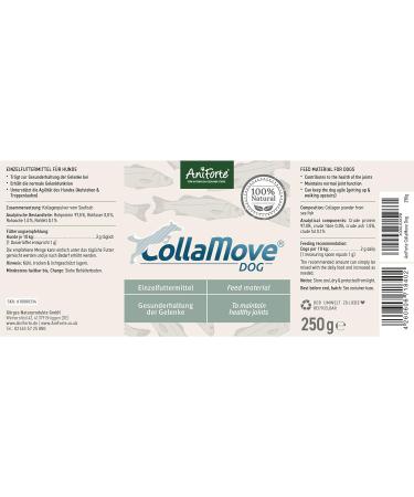 Aniforte Collamove Joint Powder for Dogs - 250g Natural Collagen for Joints Tendons & Ligaments Support - Buy Online on GoSupps.com