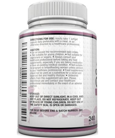 Odourless Garlic Capsules 25,000mg - 240 Softgels - High Strength Supplement with Allicin - 8 Month Supply - Buy Online on GoSupps.com