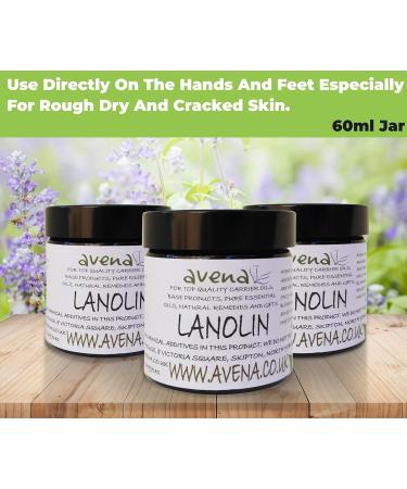Lanolin. Adeps Lanae. 60ml Jar use directly on the hands and feet especially for rough dry and cracked skin by Sea & Sea - Buy Online on GoSupps.com