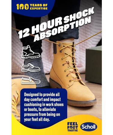 Buy Scholl Women's Gel Activ Work Insoles UK Size 3.5-7.5 - Comfortable Support for All-Day Wear - Buy Online on GoSupps.com