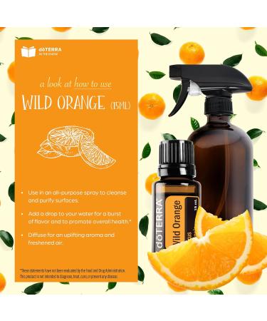 doTERRA Wild Orange Essential Oil - 15 mL Pack of 1 Wild Orange 1 Pack - Buy Online on GoSupps.com