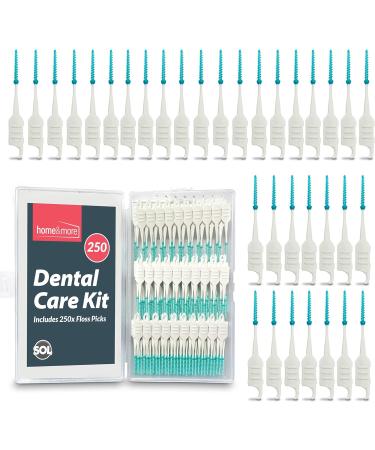 Dental Picks and Floss Sticks - 250pcs Silicone Tooth Floss Brushes for Effective Cleaning - Buy Online on GoSupps.com