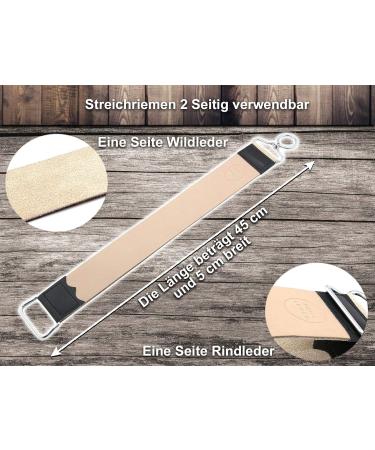 Premium Men's Razor Gift Set - Complete Accessories Solingen Quality Leather Case & Bartschers Scissors - International Shipping - Buy Online on GoSupps.com