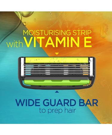 Dorco Pace 6 Pro 3D Motion Razor System - 1 Handle + 9 Cartridge Set - Buy Online on GoSupps.com