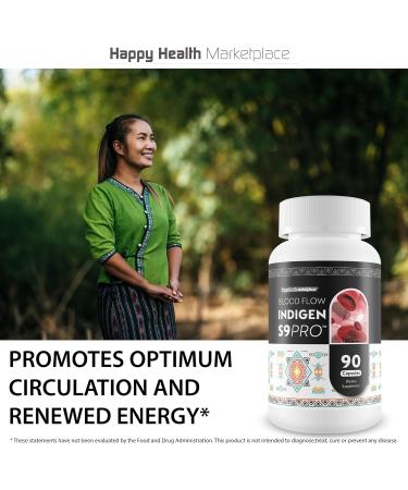 Blood Flow Indigen S9 Pro - Our Best Poor Circulation Supplements for Advanced Blood Flow Care - Blood Circulation Support - Blood Circulation Supplements for Healthy Blood Flow Help Blood Flow Pills - Buy Online on GoSupps.com