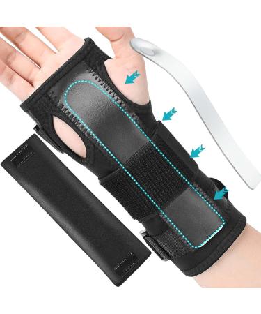 Apasiri Wrist Brace for Right/Left Hand Wrist Support with Aluminum Bar and Soft Padding for Canal