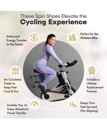 Tommaso Pista Women's Indoor Cycling Shoes Bundle - Black/Pink, Size 8 | Breathable & Comfortable Spin Shoes for Women - SPD & Look Delta Compatible - Buy Online on GoSupps.com