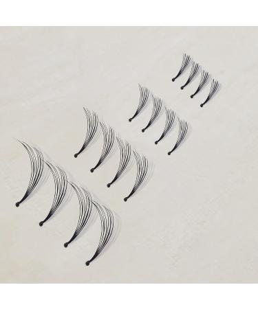 Kurtzy Individual Eyelashes Set (4 pcs) - 8 10 12 14mm Premium Eyelash Extensions for Natural & Dramatic Volume - International Shipping Available - Buy Online on GoSupps.com