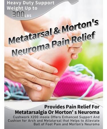 Buy Morton s Neuroma Shoe Inserts - Relief for Metatarsalgia Plantar Fasciitis & Foot Pain - Arch Support Insoles for Men & Women - C Size (6-6.5M/7.5-8W) - 260mm Mixed (Red+Green+Silver - Buy Online on GoSupps.com