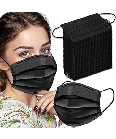 Black Disposable Face Masks 100 Pack Disposable Face Masks Disposable Masks