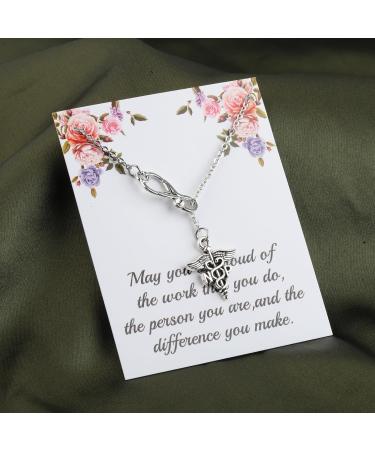 PLITI Nurse Practitioner Gift - Stethoscope Necklace for NP Nurses | Celebrate Their Dedication - Buy Online on GoSupps.com