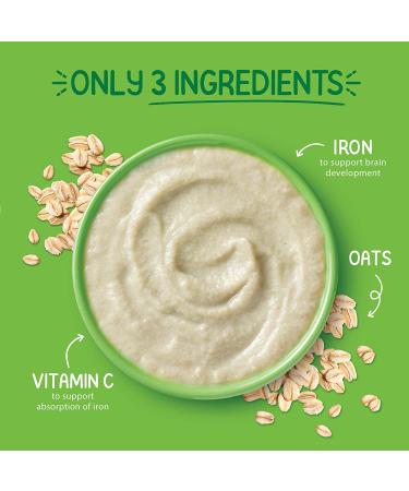 Happy Baby Organics Clearly Crafted Baby Cereal Oatmeal 7 Ounce (Pack of 1) - Buy Online on GoSupps.com