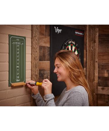 Viper Chalk Scoreboard - Green Small (15.5 H x 8 W) for Cricket and 01 Dart Games - Buy Online on GoSupps.com