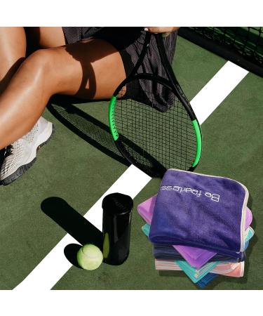 Wuwahold Microfiber Gym Towels 3 Pack - Exercise, Fitness, Sports & Workout Towels - 380 GSM 15 x 31 Bath Towels in Grey, Blue, Purple - Buy Online on GoSupps.com