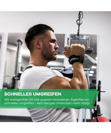 NetroxSports Power Grips - Extra Strong Lifting Straps for Bodybuilding Weightlifting & Strength Training - Premium Fitness Aids for Men & Women - International Shipping Available - Buy Online on GoSupps.com