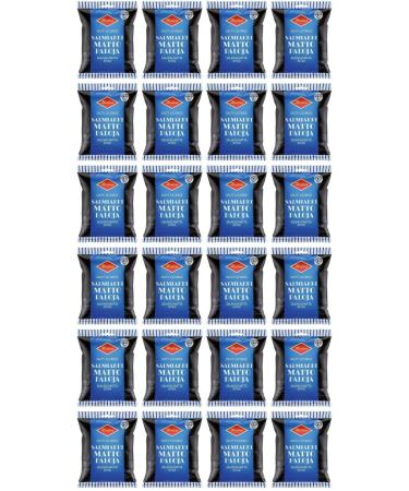 Halva Salmiakkipaloja Salmiakki R glisse 24 Packs of 185g