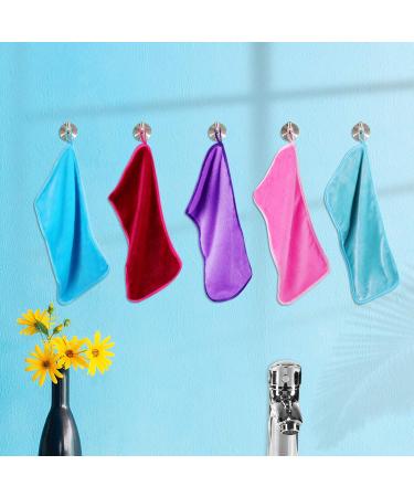 5-Pack Microfiber Makeup Removal Towels - Hypoallergenic Washable & Reusable Cleansing Cloths | Eco-Friendly Solution - Buy Online on GoSupps.com