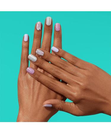 Dashing Diva Gloss Nail Strips - Gleam Queen | Chip Resistant UV-Free Gel Stickers | Long Lasting Nail Wraps with 32 Strips, Prep Pad, and Nail File - Buy Online on GoSupps.com