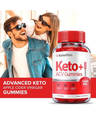 Keto Bites ACV Gummies 1000mg Apple Cider Vinegar | Weight Loss & Shark Tank Approved | 60 Keto Bites Gummies - Buy Online on GoSupps.com