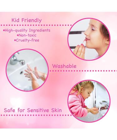 Expressions Girls Always Win Glisten & Glitter Makeup Palette - 10 Color Eyeshadow & Blush Set | Cute Compact with Mirror | Washable & Non-Toxic | Perfect Gifts for Girls - Buy Online on GoSupps.com