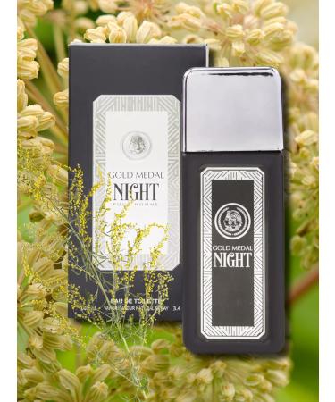 Gold Medal Night Men's Eau de Toilette 3.4 Fl. Oz. Aromatic Fougere fragrance for men. - Buy Online on GoSupps.com