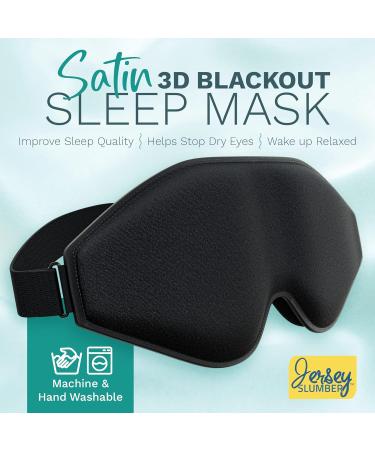 Silk Sleep Eye Mask | 100% Pure Silk Comfortable & Adjustable | Ultimate Sleep Aid for Men & Women - Buy Online on GoSupps.com