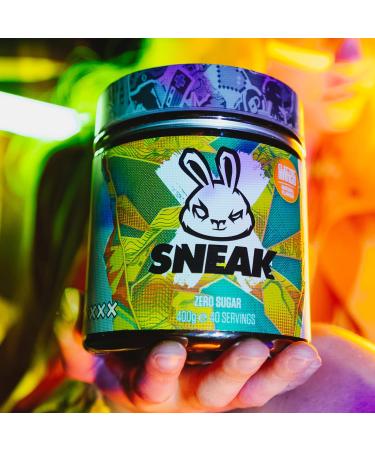 SNEAK Electric Mango Edition: In-Game Focus Boost Energy Drink, Zero Sugar, Low-Calorie Vegan - 40 Servings (400.00 g) - Pack of 1 - Buy Online on GoSupps.com
