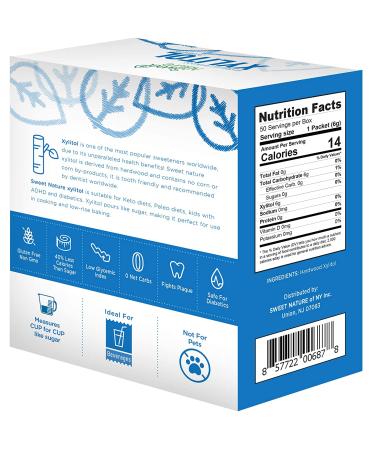 Sweet Nature Birch Xylitol Sweetener Keto Friendly  10.5 Ounce (Pack of 50) - Buy Online on GoSupps.com