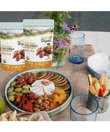 ORGANIC Sun-Dried Apricot - IOS Love Organic- | Purely Apricot - USDA Certified Organic Apricot  NO Added Sugars  Sulfurs or Preservatives | NON-GMO  VEGAN  & KOSHER - Buy Online on GoSupps.com