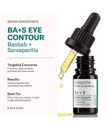 Odacit Brightening Serum Concentrate with Baobob - Anti-Aging Treatment for Dark Circles, Puffiness, and Wrinkles - Vitamins A, E, and F - 0.17 Oz Eye Contour - Buy Online on GoSupps.com