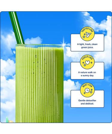 Sunwink Detox Greens Superfood Powder - Organic Gut Health & Detox Blend with Celery, Wheatgrass, Spinach, Spirulina - 20 Servings - Buy Online on GoSupps.com