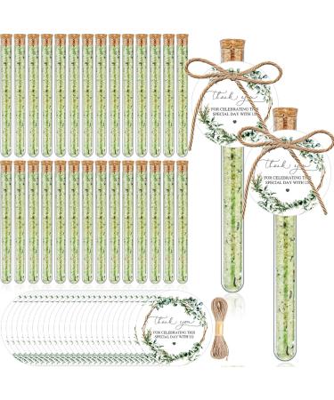 30 Set Wedding Party Favors Bulk Eucalyptus Bath Salts Gift Set Bridal Shower Gifts Test Tube Bath Salts for Women Relaxing Bath Set for Baby Shower Birthday