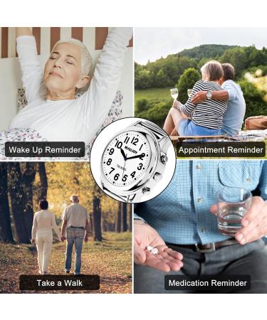 MauJOY Speaking Women's Watch - Clear & Loud for Seniors & Visually Impaired - Ultra-Durable White Dial with Black Digits Men s TK8835 Splitting Band - Buy Online on GoSupps.com
