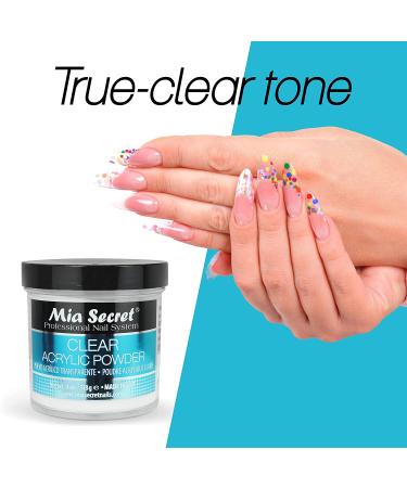 Mia Secret Clear Acrylic Powder 4oz - Professional Grade | Pack of 1 - Buy Online on GoSupps.com
