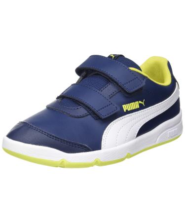 PUMA Kids Stepfleex 2 Sl Ve V Ps Trainers 10 UK Child Peacoat Puma White Nrgy Yellow