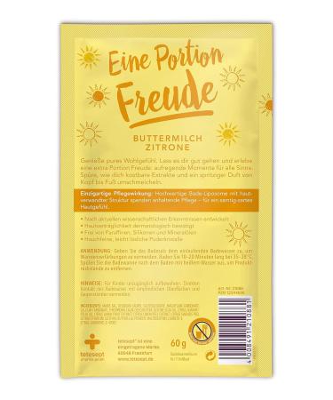 Buy Tetesept Bathroom Joy - Buttermilk & Lemon Bath Powder Crystals (60g) | Perfect Bathing Gift for a Relaxing Experience - Buy Online on GoSupps.com