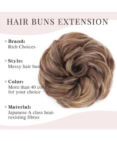 Shop Interchangeable Hair Extensions | Voluminous Dutt & Ponytail | Light Auburn to Blonde Updos - 45g Real Hair Quality - Buy Online on GoSupps.com